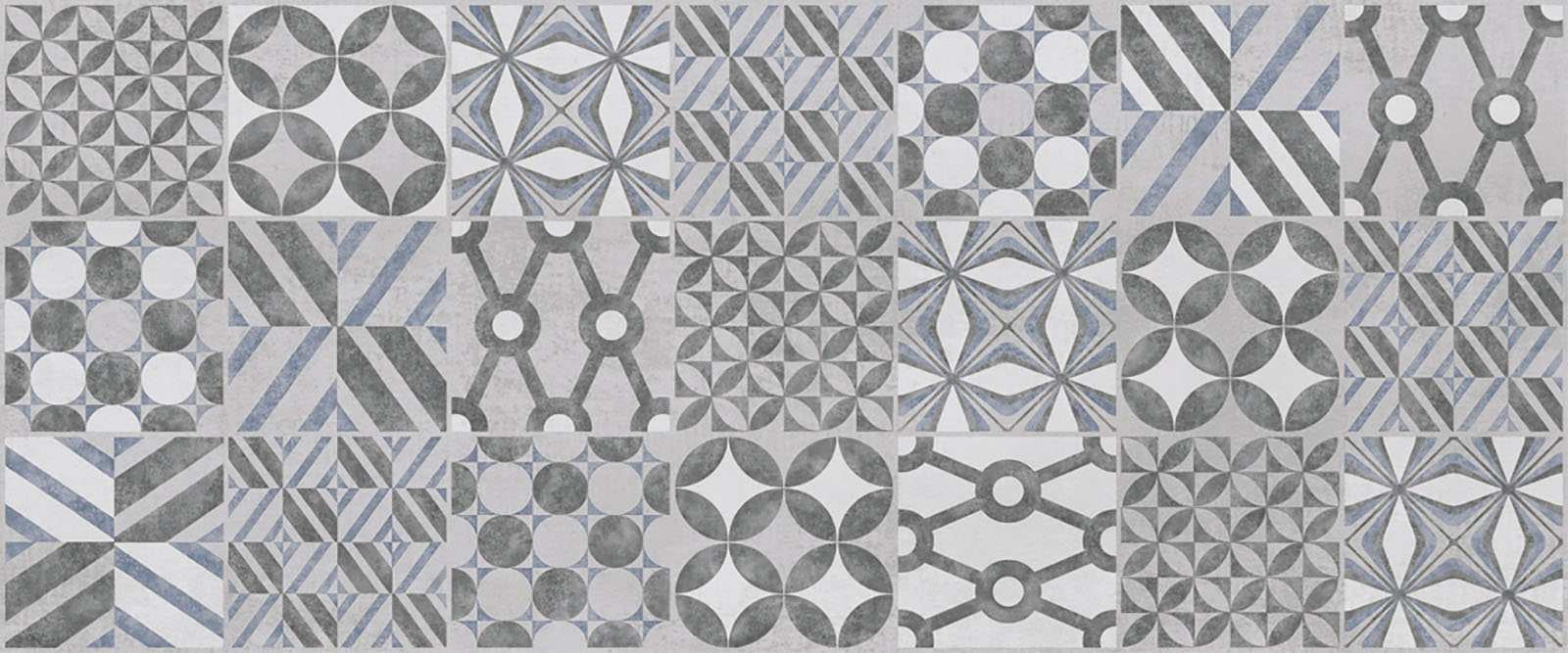 Fascia Caleido grigio_25x60